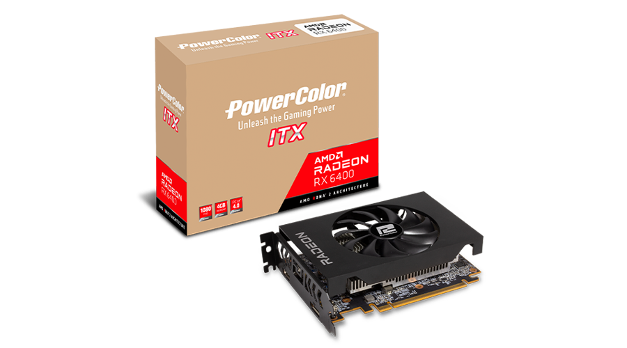 PowerColor RX 6400 (AXRX 6400 4GBD6-DH)