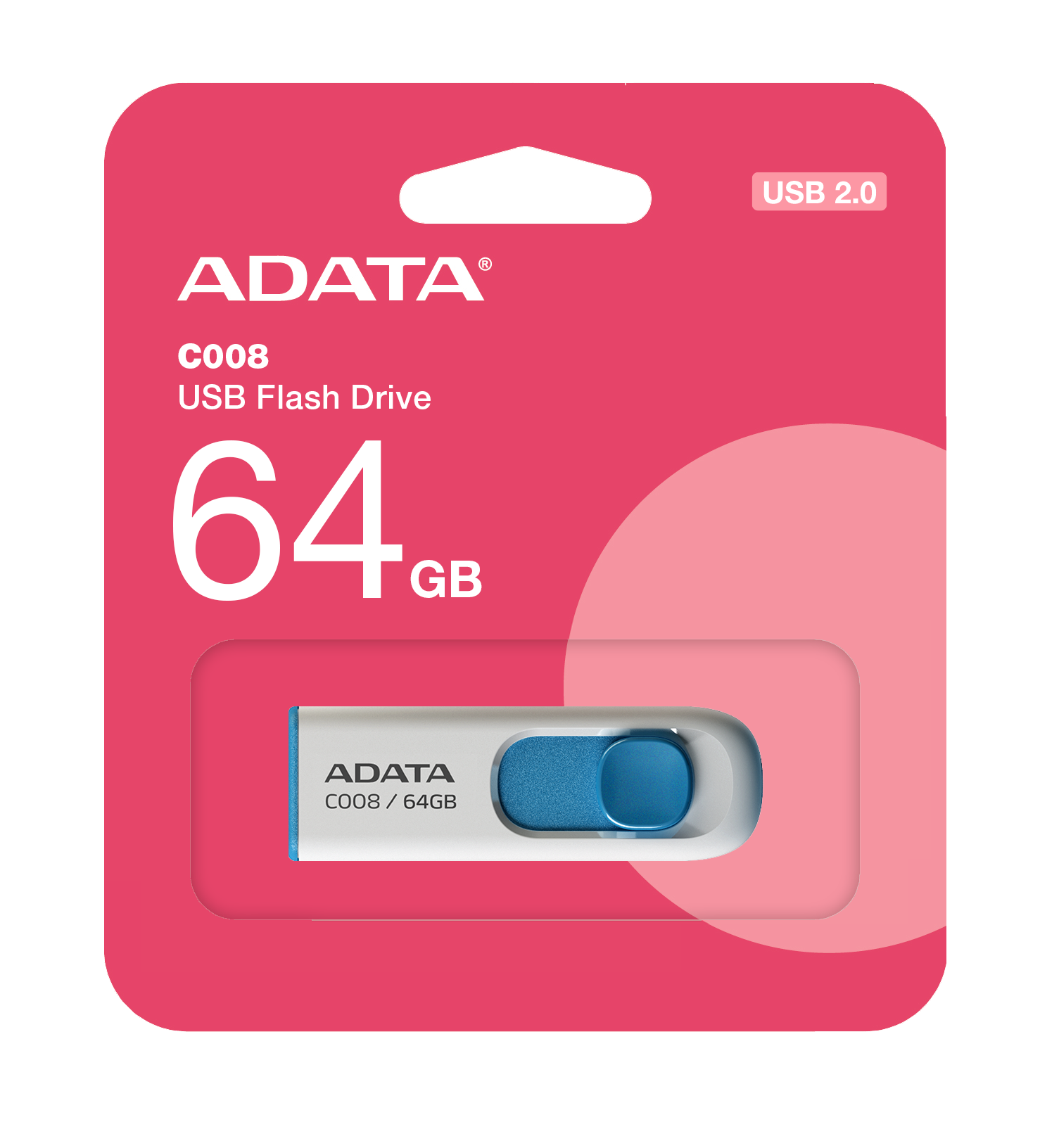 Usb flash disk 64Gb A-Data Classic C008 (AC008-64G-RWE)