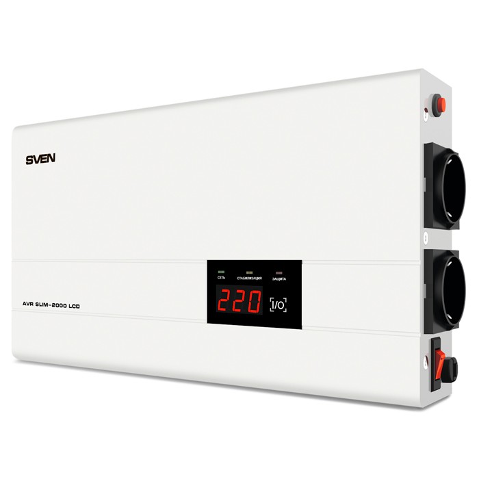   2000VA SVEN AVR SLIM-2000 LCD (2000VA/1200, 2 )