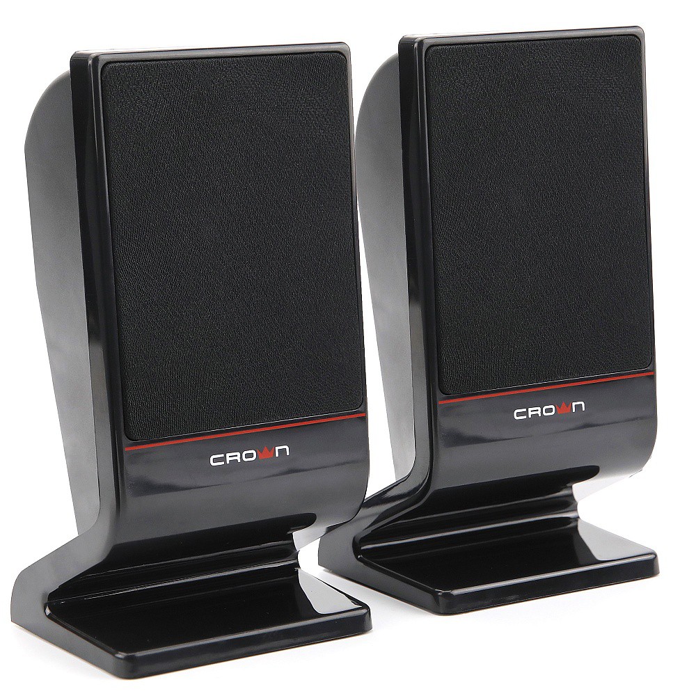  Crown CMS-601 Black-Red (6W, USB)