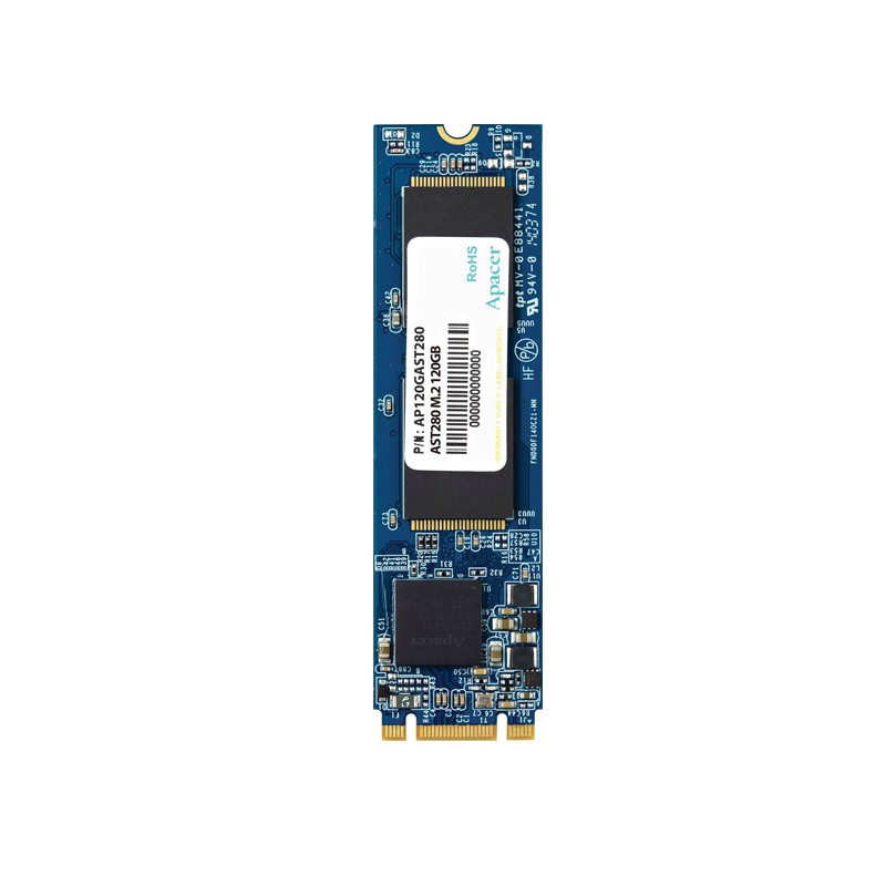  SSD 120Gb Apacer AST280 (AP120GAST280-1) (SATA-6Gb/s, M.2, 500/470Mb/s)