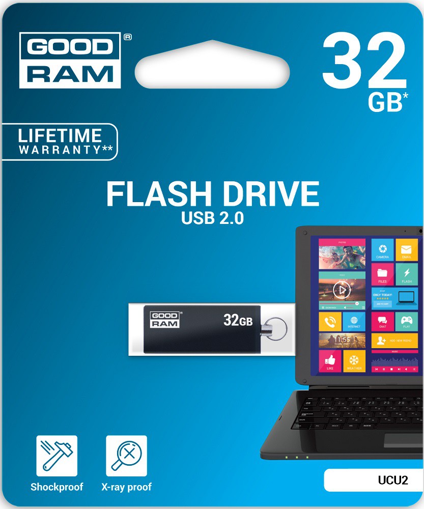USB flash disk 32Gb Goodram UCU2 32Gb (UCU2-0320K0R11) Black ( , , USB 2.0)