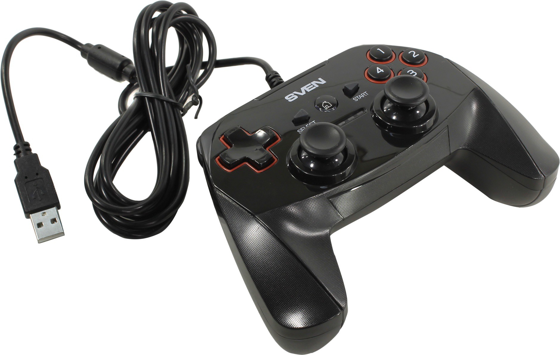  Sven GC-250 Black (-, 2 , 11 ,  PC/Sony PlayStation 3)