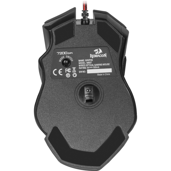 Мышь Redragon Griffin (75093) (7200dpi, 8 кнопок, подсветка, USB)