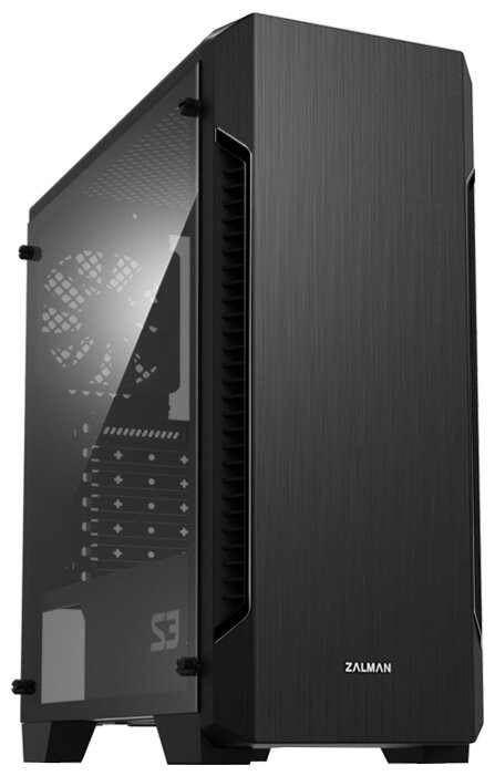  Zalman S3 Black (Miditower, ATX, USB3, Fan, Window)