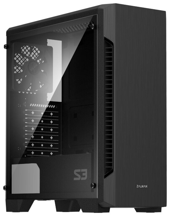  Zalman S3 Black (Miditower, ATX, USB3, Fan, Window)