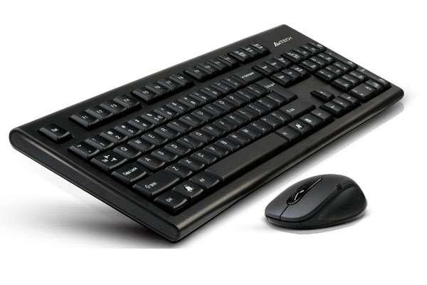 Беспроводной набор клавиатура + мышь A4Tech 7100N PADLESS Wireless Desktop