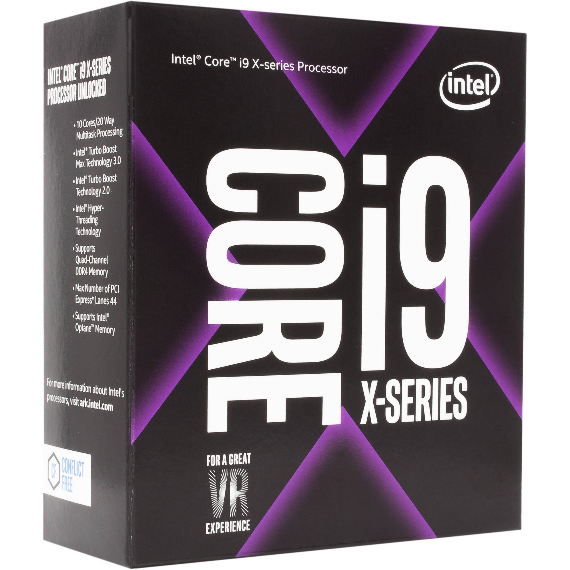 Процессор Intel Core i9-7920X (BOX) 2.9GHz/4.3GHz/4.4GHz, 12 ядер, 16.5Mb, 140W (Socket 2066)