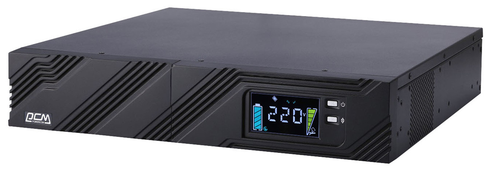 Источник бесперебойного питания 1000VA PowerCom Smart King Pro+ (SPR-1000 LCD)