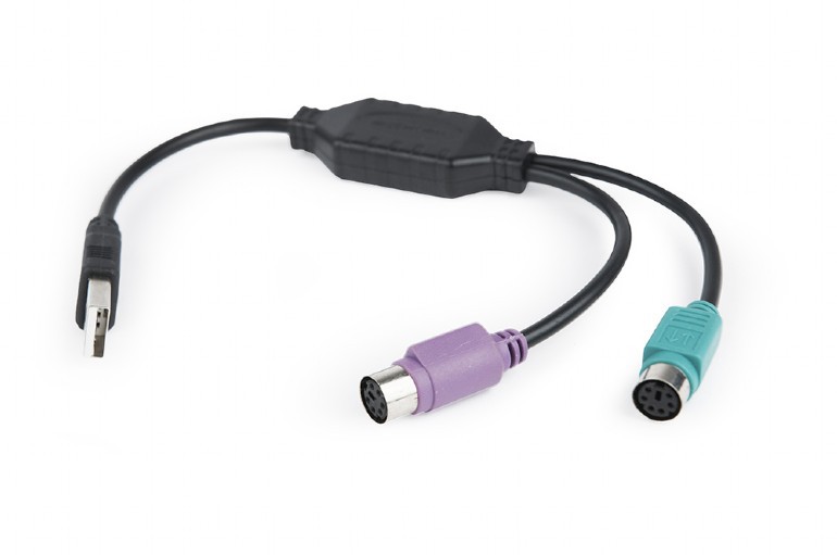 Переходник Cablexpert UAPS12-BK (USB to PS2) Black