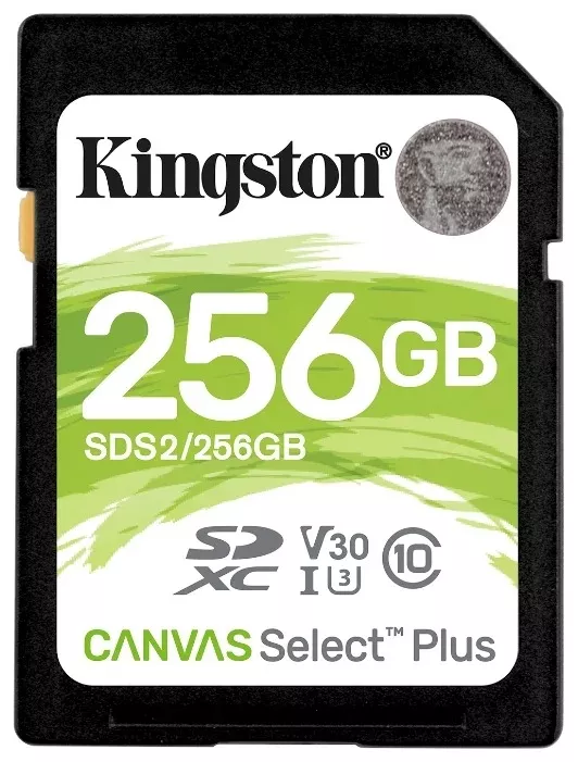Карта памяти 256Gb Kingston Canvas Select Plus (SDS2/256GB)