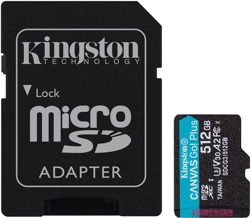 Карта памяти 512Gb Kingston Canvas Go! Plus (SDCG3/512GB)