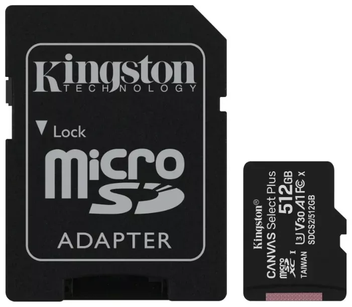 Карта памяти 512Gb Kingston SDCS2/512GB