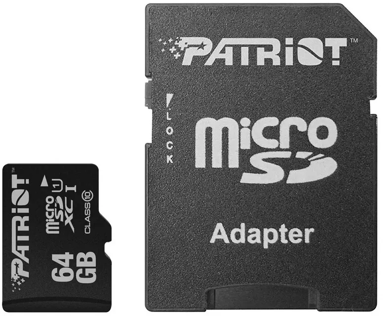 Карта памяти 64Gb Patriot PSF64GMCSDXC10