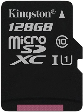 Карта памяти 128Gb Kingston Canvas Select (SDCS/128GBSP)