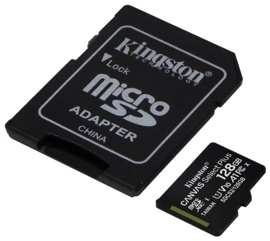 Карта памяти 128Gb Kingston Canvas Select Plus microSDXC 128Gb (SDCS2/128GB) Class 10