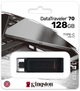 USB flash disk 128Gb Kingston DataTraveler 70 (DT70/128GB)