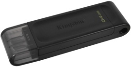 USB flash disk 64Gb Kingston DataTraveler 70 (DT70/64GB)