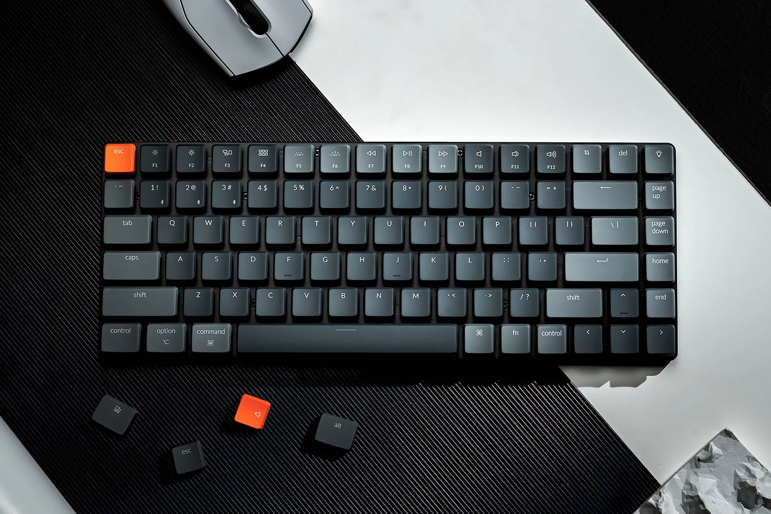 Клавиатура Keychron K3 V2 RGB K3-B1-RU Grey/Black (Gateron G Pro Red Switch)