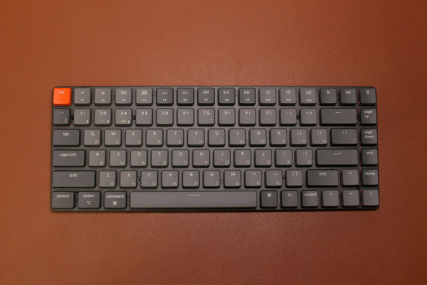 Клавиатура Keychron K3 V2 RGB K3-B1-RU Grey/Black (Gateron G Pro Red Switch)