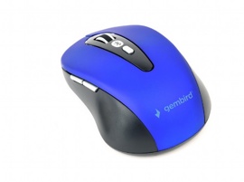 Мышь Gembird MUSWB-6B-01-B Blue (Bluetooth, 6-клавиш, 800-1600DPI)