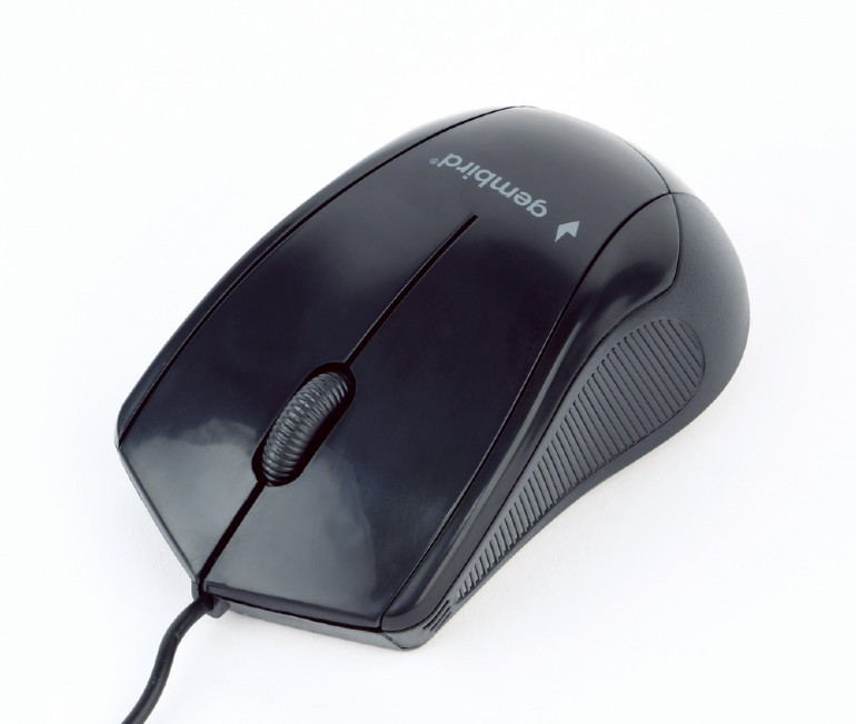 Мышь Gembird MUS-3B-02 Black (1000dpi, 3 кнопки, USB)