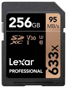 Карта памяти 256Gb Lexar Professional 633x (LSD256CB633)