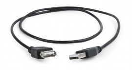 Кабель Cablexpert CC-USB2-AMAF-75CM/300-BK 0.75м