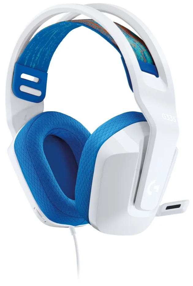 Наушники Logitech G335 Wired Gaming Headset (белые) (981-001018)