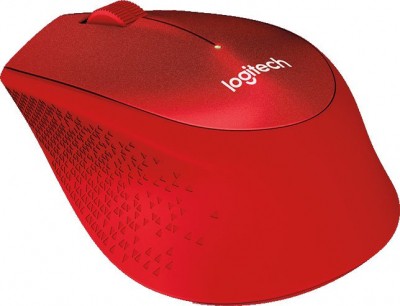 Мышь Logitech M330 Silent Plus (910-004911) Red (1000dpi, 3 кнопки, Wireless)