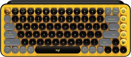 Клавиатура Logitech POP Keys Bluetooth BLAST Yellow (920-010716)