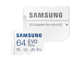 Карта памяти 64Gb Samsung EVO Plus 2021 (MB-MC64KA) (с адаптером)