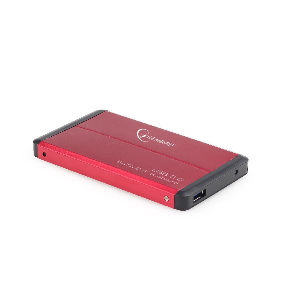 Бокс для внешнего подключения HDD Gembird EE2-U3S-2-R (2.5"hdd SATA, USB3.0, RED)