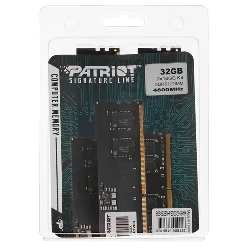 Модуль памяти 32Gb (2*16Gb) Patriot Signature Line (PSD532G4800K)