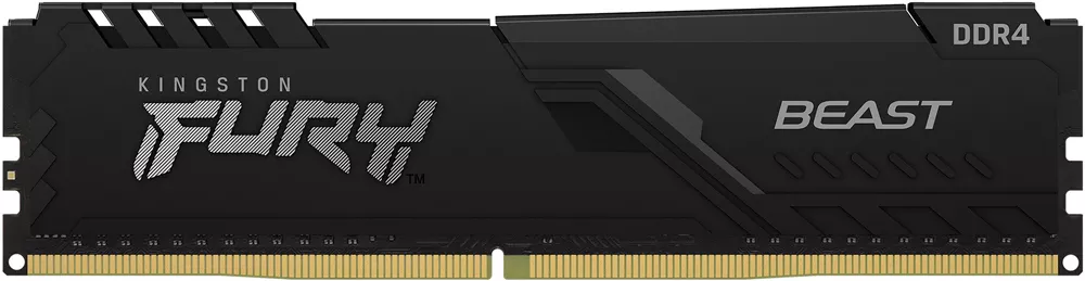 Модуль памяти 64Gb (4*16Gb) Kingston FURY Beast Black (KF432C16BB1K4/64)