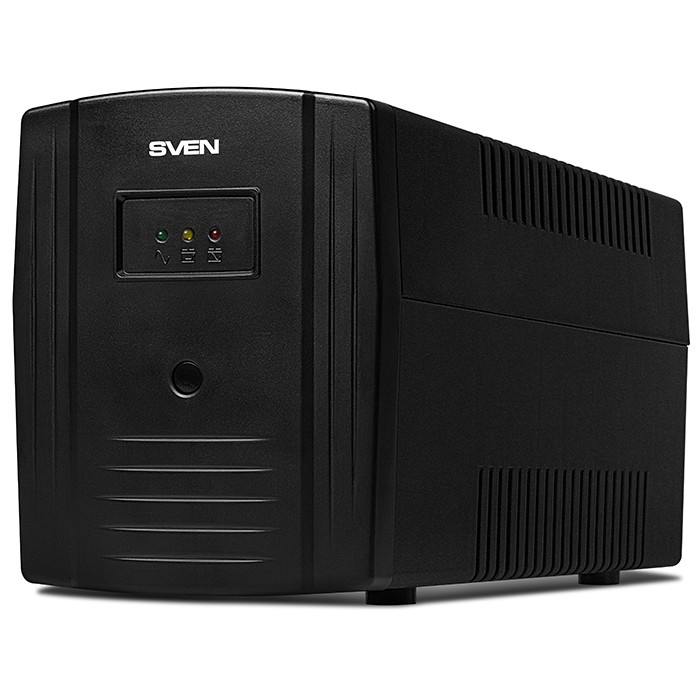 Источник бесперебойного питания 1000VA SVEN Pro 1000 (USB) (1000VA, 720W, 3xEuro, RJ-45, USB)