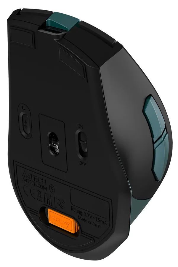 Мышь A4Tech Fstyler FB35 (черный/зелёный)
