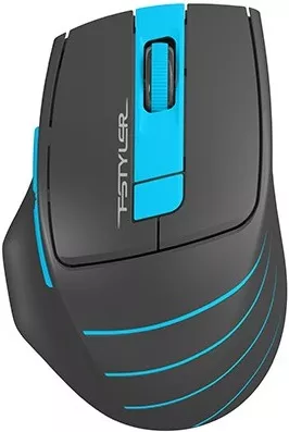 Мышь A4Tech Fstyler FG30 (черный/голубой)