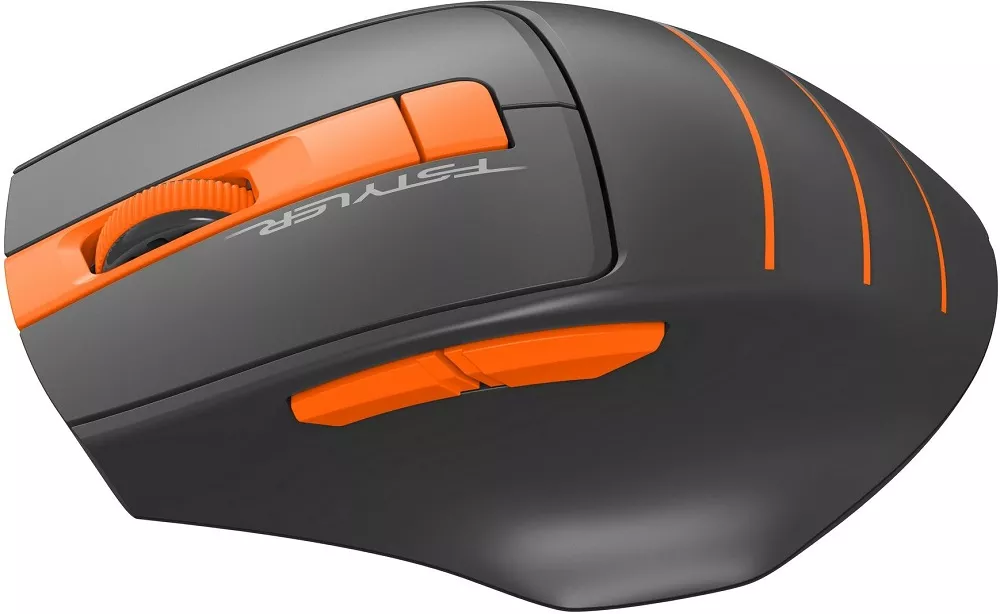 Мышь A4Tech Fstyler FG30S (серый/оранжевый)