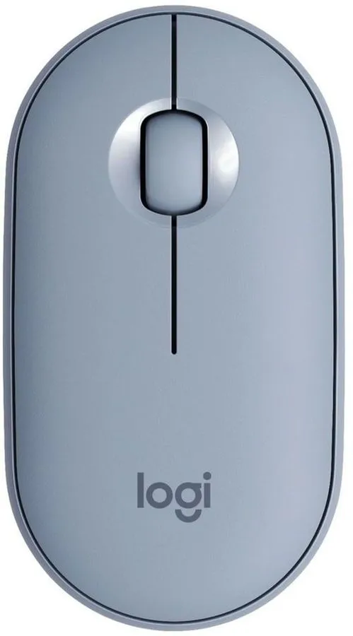 Мышь Logitech M350 Pebble (голубой) (910-005719)