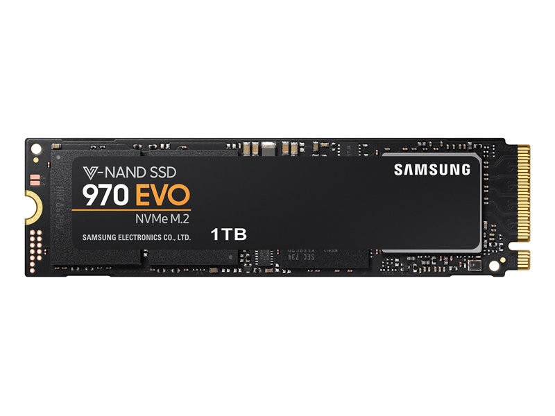 Жесткий диск SSD 1Tb Samsung 970 EVO (MZ-V7E1T0BW) (PCI-Express NVMe, M.2, 3400/2500Mb/s)