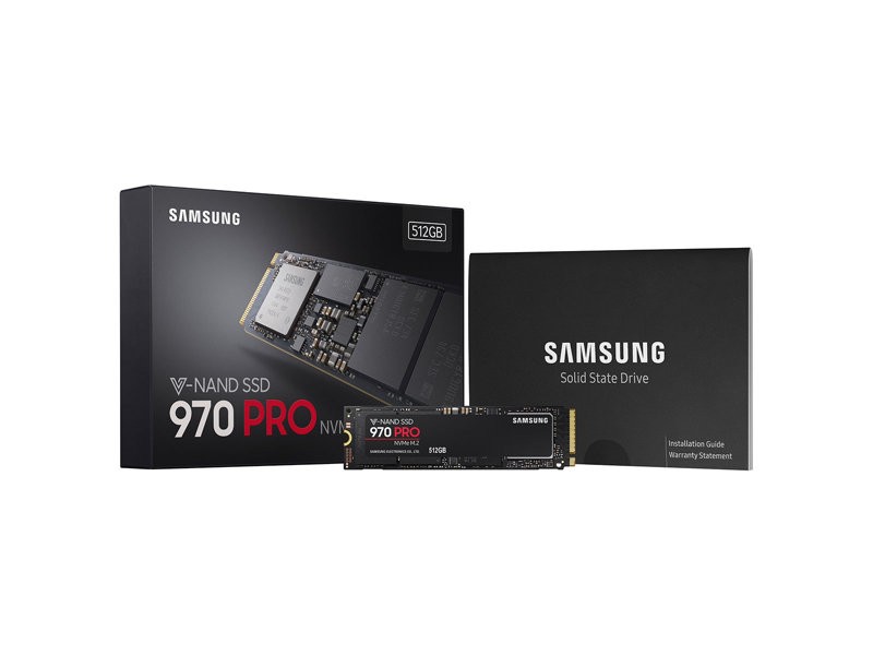 Жесткий диск SSD 512Gb Samsung 970 PRO (MZ-V7P512BW) (PCI-express, NVMe, 3500/2300Mb/s)