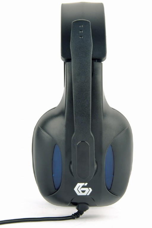 Наушники Gembird GHS-04 Black/Blue (Накладные, закрытые, 20-20000Гц, 32 Ом)