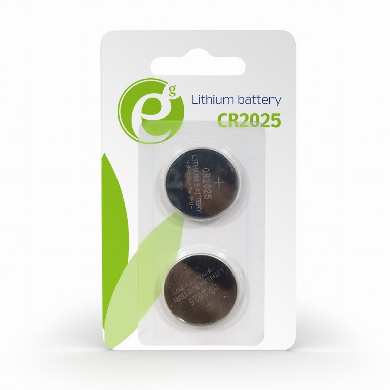 Батарейка Energenie (EG-BA-CR2025-01) CR2025 3V "таблетка" 2шт в блистере