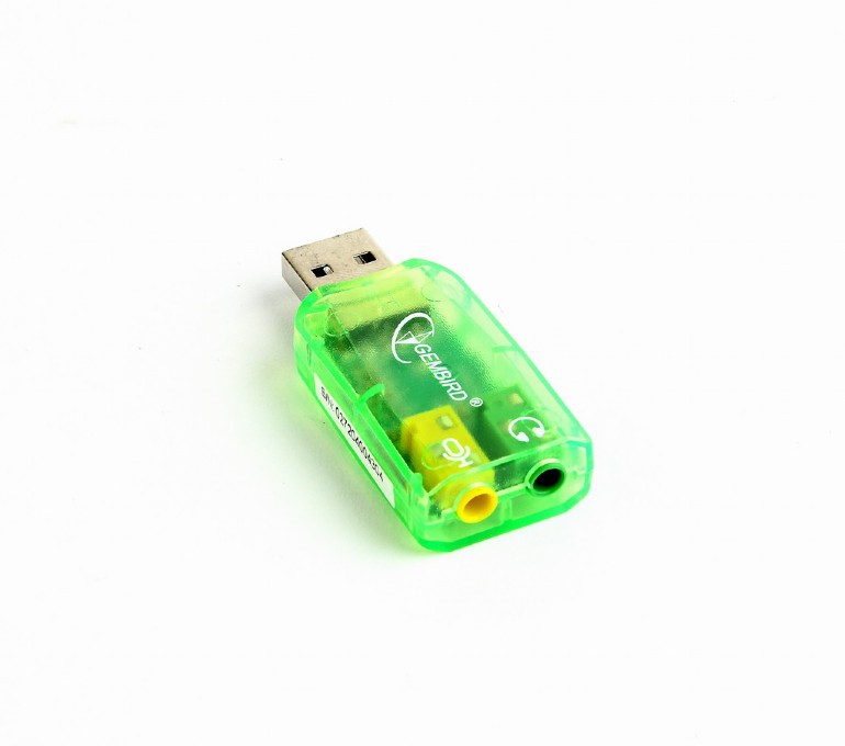 Звуковая карта Cablexpert SC-USB-01 (USB in/out 3.5mm)
