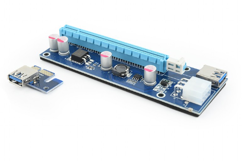 Райзер Gembird RC-PCIEX-03 Riser card PCI-Ex to Ext