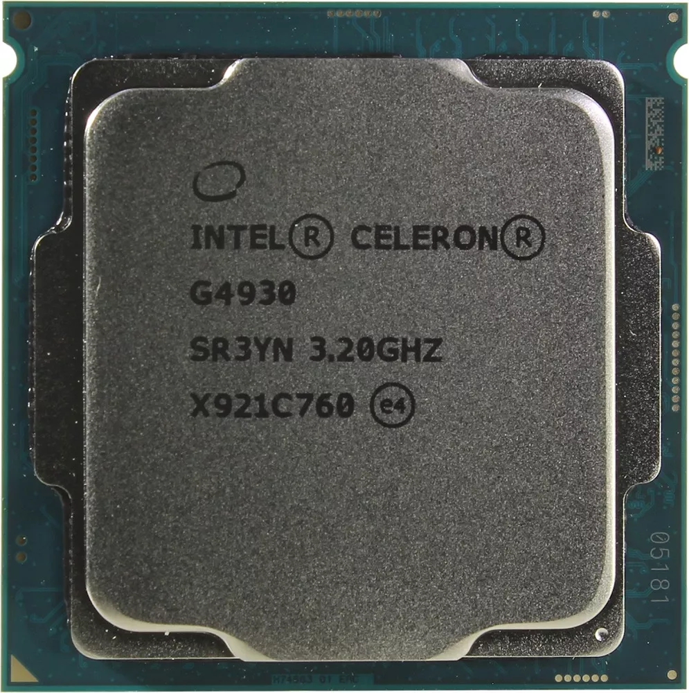 Процессор Intel Celeron G4930 (OEM) (CM8068403378114)