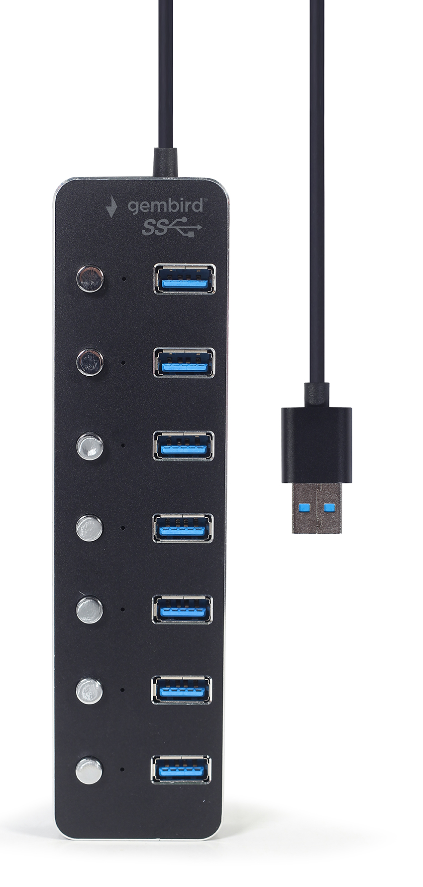 Разветвитель USB Gembird UHB-U3P7P-01