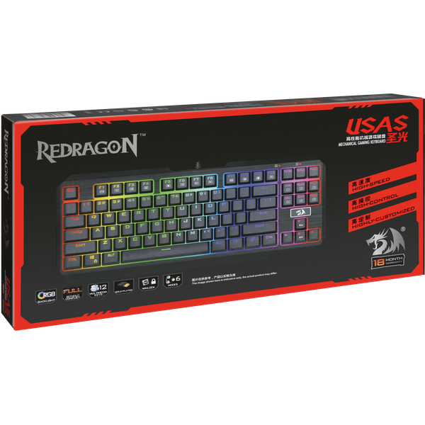 Клавиатура Redragon Usas (74674)