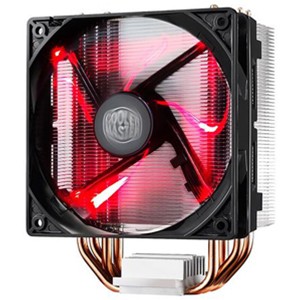 Вентилятор Cooler Master Hyper 212 LED Red (RR-212L-16PR-R1) (600-1600об/мин., 66.3 CFM, 9-31дБ(А), 4-pin, 180Вт) + крепление для разъема AM4 (AMD Ryzen)